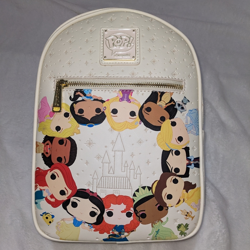 Loungefly Disney Funko Pop Princesses Mini Backpack